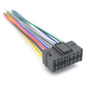 소니용 자동차 스테레오 라디오 수 플러그 하네스, 16 핀 JVC 오디오 플레이어 어댑터, 와이어링 커넥터,