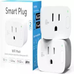 UTEC 스마트 플러그 Wi-Fi 메시 콘센트 알렉사 구글 홈 및 IFTTT와 호환되는 15A 초효율 허브 필요 없음