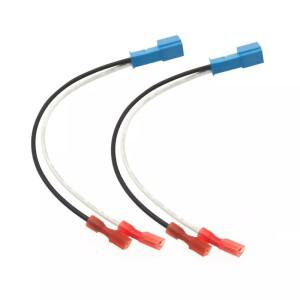 2PC BMW 3 시리즈 E90 E91 E92 E93 F30 F31 F34 325 스피커 와이어 어댑터 플러그 케이블 커넥터 직기 자동