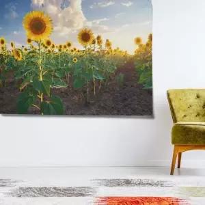 특대형 패브릭 포스터 풍수인테리어 해바라기