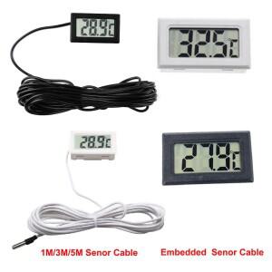 FY-10 LCD 디지털 온도계 센서 테스터 감지기 모니터 (수족관 용 1M 3M 5M Senor 케이블 포함)