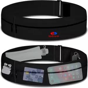 남녀용 비브보드 러닝 벨트 휴대폰 열쇠 카드 및 돈을 위한 물과 땀을 방지하는 노 바운스 러너 패니 팩