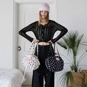 [에고이스트](강남점)[BLUE LABEL] 폴카 도트 미니 보스턴백 (ES2OAB02)