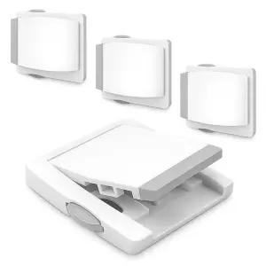 GLOWARA 4팩 창문 슬라이딩 도어락 안전 슬라이딩 유리 도어락 슬라이딩 유리문 슬라이딩 윈도우 슬라이