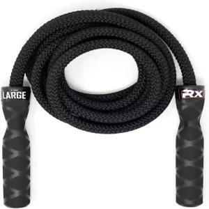 Rx 스마트 기어 드래그 줄넘기 미끄럼 방지 인체공학적 손잡이 포함 피트니스 및 운동 유산소 WOD 남녀용