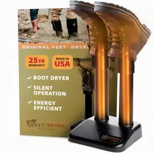 PEET 오리지널 건조기 전기 신발 작업화 및 아웃도어 장비 운동 휴대용 무소음 에너지 효율적 미국산