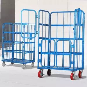 [원사안전] 롤테이너 장비 작업용 사문형 카트기 접이식수레 핸드카  도구 3S (본품)