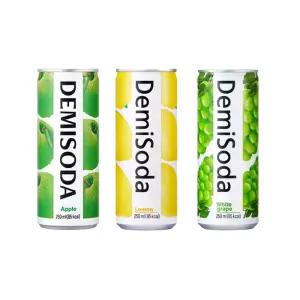 동아 데미소다 250ml 애플10캔+레몬10캔+청포도10캔/탄산음료 무료배송