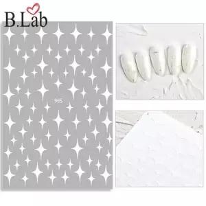[에스에스_62]네일아트스티커 트윙클화이트 데코 워터데칼