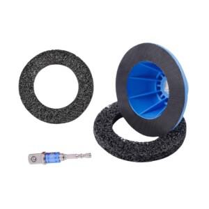 유니버설 휠 허브 클리너 재생 키트 자동차 금속 공구 샌딩 디스크 브레이크 림 수리점용