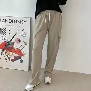 [하프클럽/]여성 카고바지 4컬러 1P 덩크핏 밴딩 봄 가을 바지