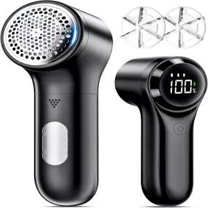 프사라 패브릭 면도기 충전식 보푸라기 제거기 3단 전기 충전재 제거용 6단 스웨터 가구 의류 실내 장식용