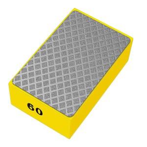 1Pc 다이아몬드 핸드 패드 샌딩 블록 날카로운 유리 연마 광택 대리석 타일 도자기용 폼 백킹