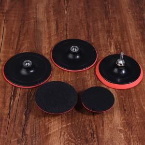 연마 패드 345 인치 폼 플라스틱 백킹 샌딩 디스크 백커 스레드 폴리싱 플레이트 앵글 그라인더 샌더