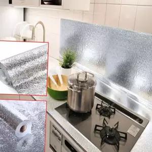 알루미늄 시트지 인테리어 방수 싱크대 주방 시트지 레인지 은박 벽면 씽크대 접착식 다용도 접착 상판