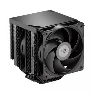 PCCOOLER CPU 에어쿨러 듀얼 타워 7×6mm 히트파이프 유압 PWM 팬 변형 방지 브래킷 웨이비 핀 스택 구리
