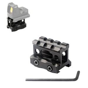알루미늄 합금 스코프 라이저 베이스 마운트, 피카티니 레일, 1 인치 높이, 짧은 20mm