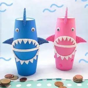 [문구/오피스] TD 시원한 바다상어 저금통-5인세트