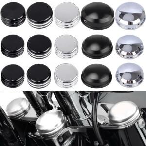 오토바이 어퍼 포크 튜브 스템 너트 커버 캡, 할리 스포츠스터 XL 883 1200 다이나 로우 라이더 FXD FXDS-C