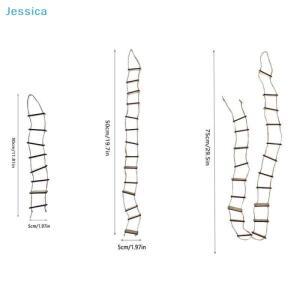 미니 풍경 목재 요정 다리 밧줄 | 집 안뜰 소형 정원 장식  소품 호환 액세서리