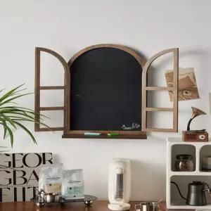 인테리어 페이크 창문 창문틀 가짜 카페 장식 소품 빈티지 윈도우 우드 원목 벽걸이