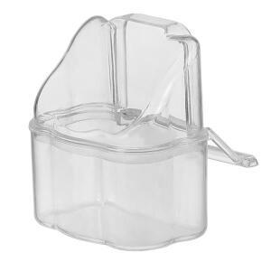 5Pcs 앵무새 피더 아크릴 야외 걸이 새 물컵 대용량 애완 동물 용품 플라스틱