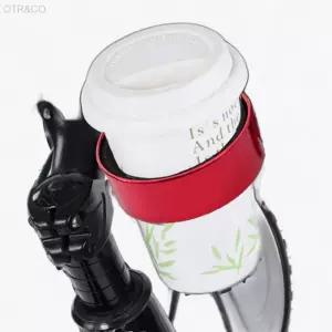 액티브 알루미늄 자전거 컵홀더 레드 경량음료걸이 자출족필수품 핸들바커피홀더