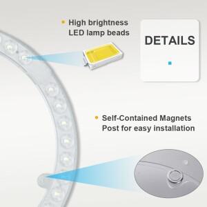LED 패널 조명 220V 천장 모듈 12W 18W 24W 36W 라운드 링 교체 보드 실내