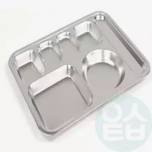 굿마켓 스텐 4찬 식판 가정용성인식판