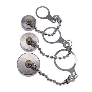 GX12 커넥터 플러그 커버 방수 먼지 금속 캡 원형 보호 슬리브