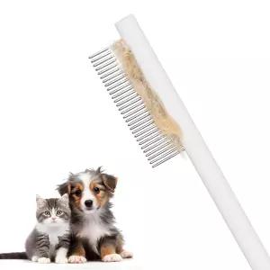 고양이 빗 개 털이 많은 손질하기 위한 애완용 매트한 브러시 제거 및 방지 애완동물 청소 스타일링 헤어를