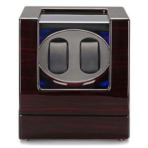 HiPai 오토매틱 더블 시계 와인더, 조용한 와인딩 모드 모터 셀프 회전 5가지 박스 로테이터