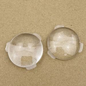 2조각 3D 가상 현실 VR 렌즈 양면 볼록 PMMA 직경 34mm 초점 거리 이중