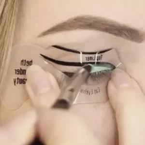 눈화장 마스카라 가이드 그리기 아이라인 도그