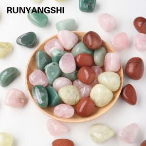 천연 크리스탈 석영 자수정 자갈 광택 치유 텀블드 원석, 수족관 장식용 롤링 스톤 표본 레이키