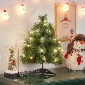 크리스마스 리얼 솔잎 트리 40cm성탄 화분 미니 장식 용품