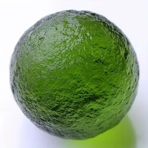 그린 운석 몰다바이트 체코 충격 치유 에너지 스톤 볼 천연 원석 마법 크리스탈