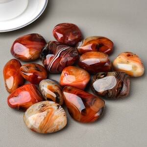 자연 부드러운 레이스 마노 스톤 Sardonyx 치유 크리스탈 Geode 광물 표본 마다가스카르 공예 장식