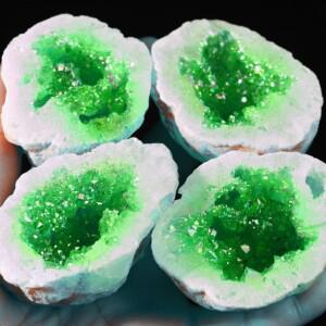 1PC 천연 마노 도금전기 도금 풍요의 뿔 크리스탈 동굴 원시 돌 베어 스톤 디스플레이 광물 표본 장식 포