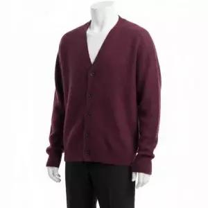 KAPTAIN SUNSHINE 로얄 알파카 니트 가디건 버건디 KS24FKN06
