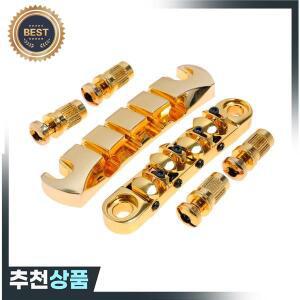 새들  베이스 기타 브리지 아연 합금 하드테일 브리지 교체품