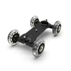 모바일 롤링 슬라이딩 돌리 스태빌라이저 스케이터 슬라이더 카메라 스탠드 고프로 7 6 5 4 용 사진 자동차