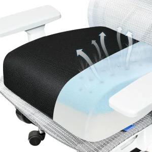 꼬리뼈 를 위한 SCFORMZAI 시트 쿠션 미끄럼 방지 커버가 있는 추가 두껍고 통풍이 잘되는 사무용 의자