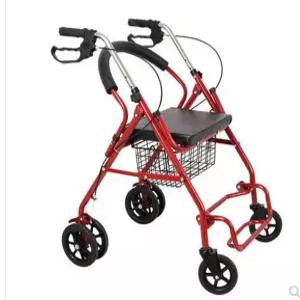 실버 유모차 노인 휴대용 보행보조기 성인용 이동 보조차 실버카 워커 보행기