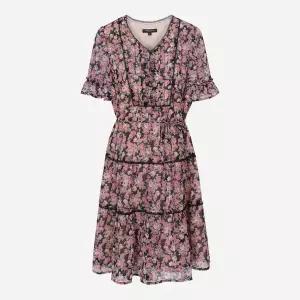 [롯데백화점]써스데이 아일랜드 빅플라워 미디 원피스 T264MOP239W