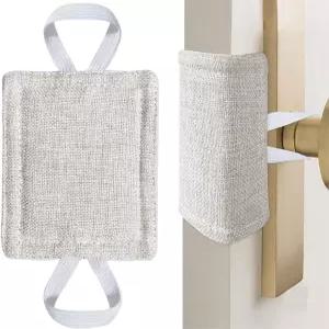 도어 소음기 재머 조용한 클로저 쿠션 슬램 방지기 유모차 범퍼 안전 패드 소음 감소를 위한 래치 커버 4 x