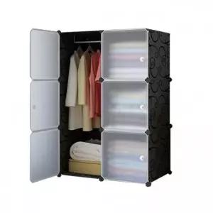 가구산책 6칸 큐브 간이옷장 S156