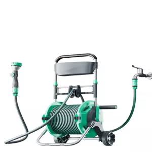 이동식 호스 카트 권취기 바퀴 분무기 정리대 세차