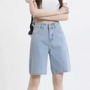 블카마켓 여자 캐주얼 데님 반바지 여성 팬츠 청반바지