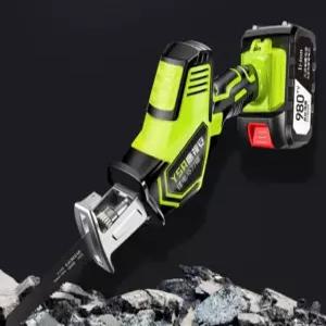 무선 전기톱 충전식 소형 나무 플라스틱 절단기 체인 목공용 휴대용 자르기 기계 컷팅 절단